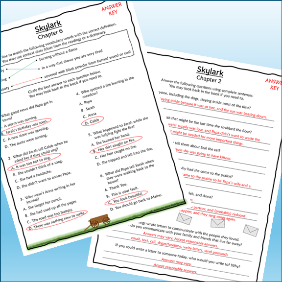 Sarah, Plain and Tall Novel Studies Bundle