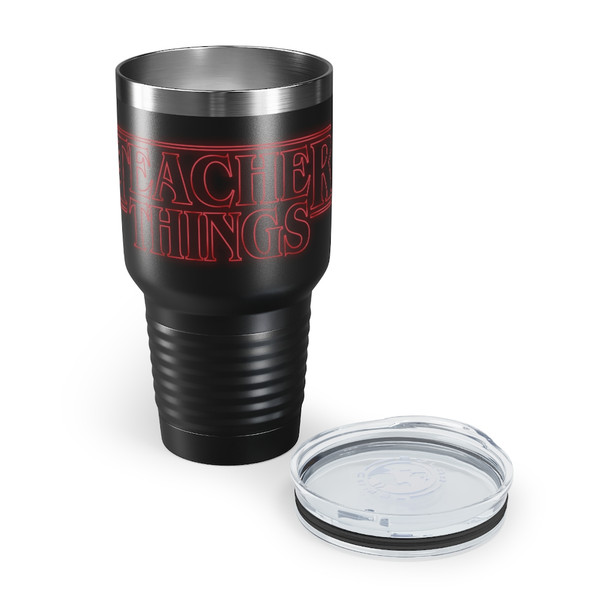 "Teacher Things" Ringneck Tumbler, 30 oz.