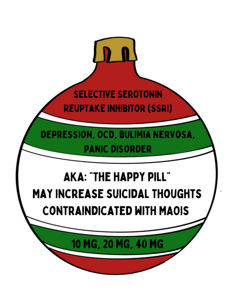 Pharmacy Drug Ornament