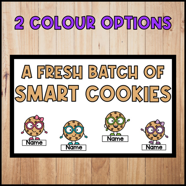 Smart Cookies Bulletin Board Set | Back to School Classroom Decor