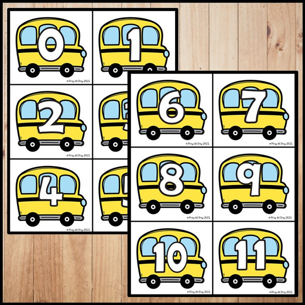 Back to School HIDE & SEEK | Pocket Chart Game | Letter and Number Recognition