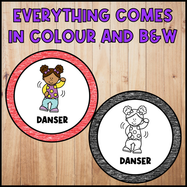 French Morning Greeting Signs | Back to School Classroom Decor