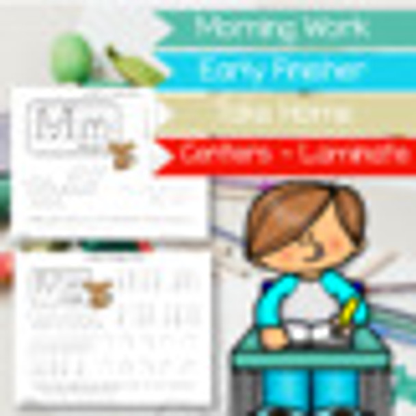 PREWRITING ALPHABET Tracing Lines and Shapes WORKSHEETS