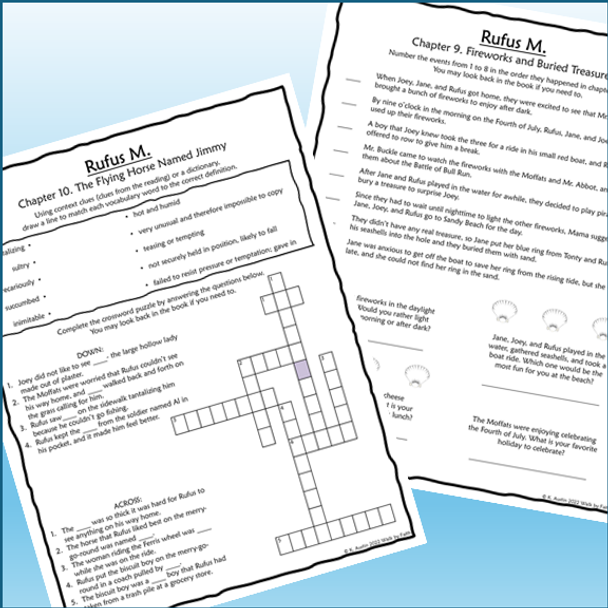 Rufus M. Novel Study