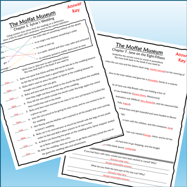 The Moffat Museum Novel Study