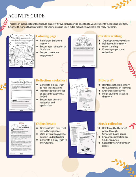 Peace: Fruit of the Spirit Workbook