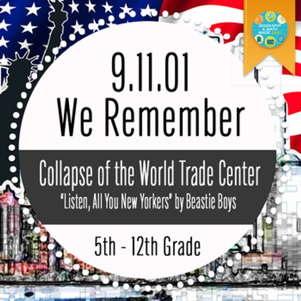 NEW! Geography, History, 9-11 We Remember, World Trade Center, Patriot Day