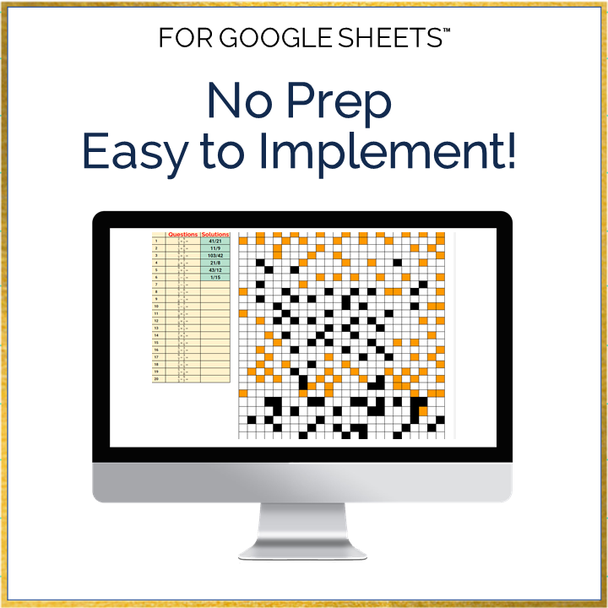 Halloween Operations with Fractions Pixel Art Activity