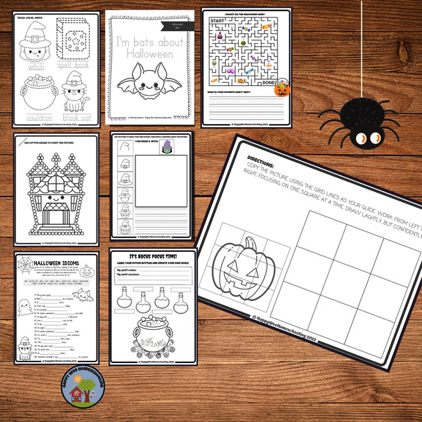 Halloween Activities - print and go!