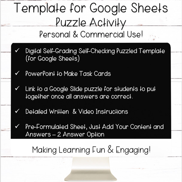 Halloween Template for Google Sheets - Digital Activity - Self-Checking