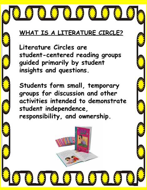 INTRODUCE LITERATURE CIRCLES WITH KATIE WOO