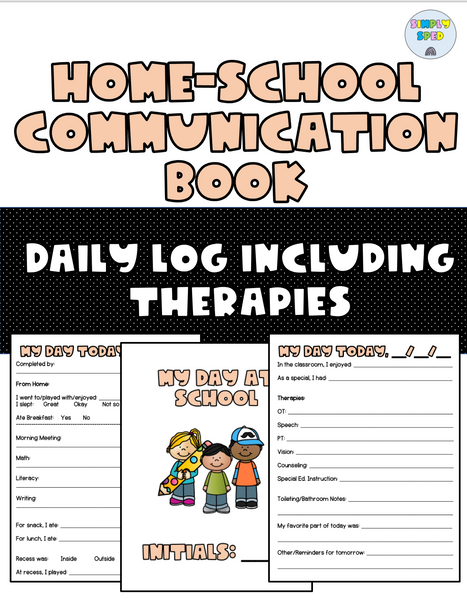 Home School Communication Book