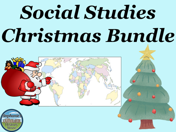 Social Studies Christmas Bundle