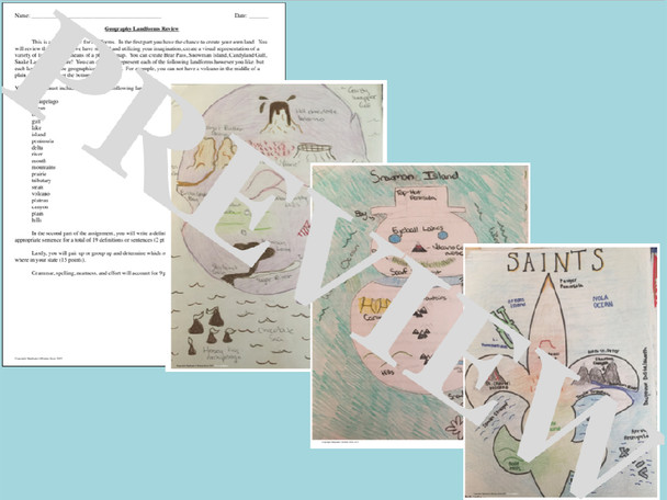 Physical Geography Landforms Bundle