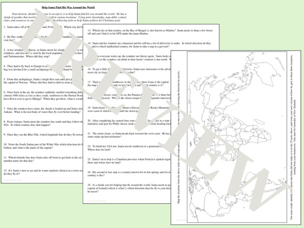 World Geography Map Bundle World Geography Map Bundle