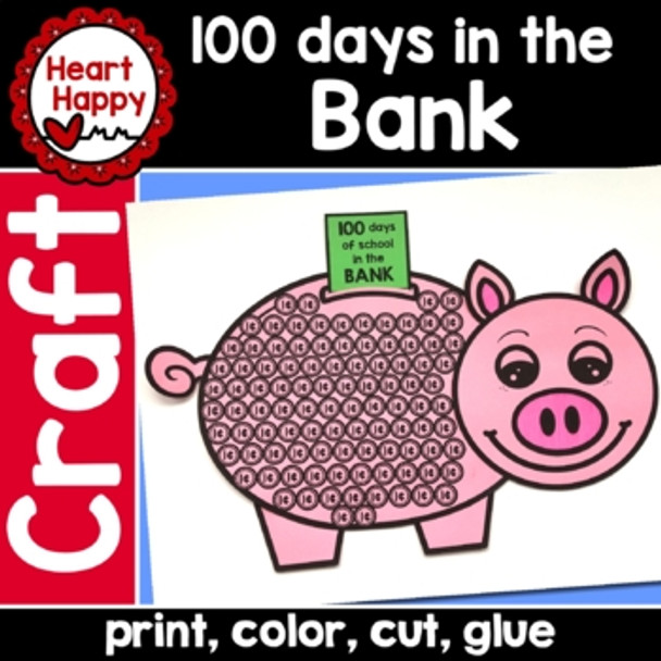 100 Days of School Craftivities Bundle