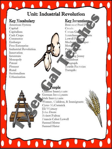 Unit Overview Page-Industrial Revolution 