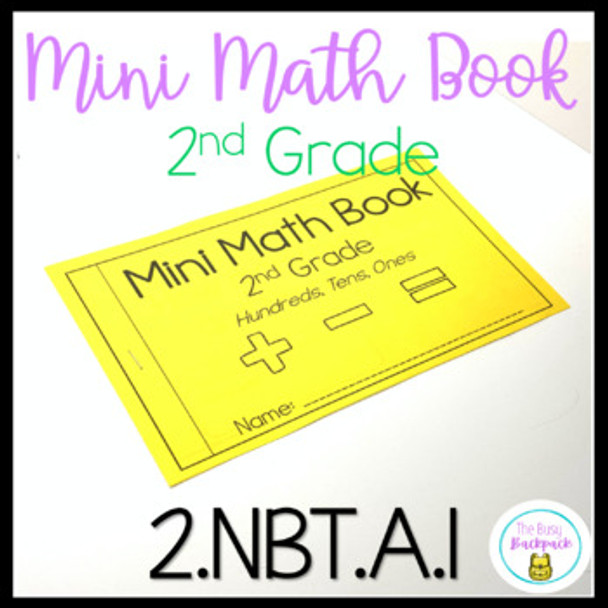 2nd Grade Math Hundreds Tens Ones 2.NBT.A.1