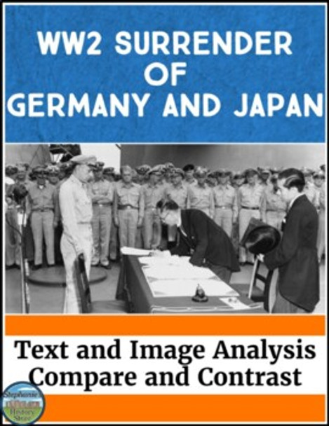 Surrender of Germany and Japan WW2 Text and Image Analysis
