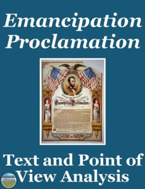 The Emancipation Proclamation Primary Source Analysis