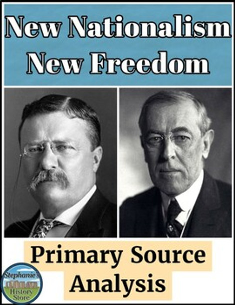 Roosevelt's New Nationalism and Wilson's New Freedom Primary Source Analysis