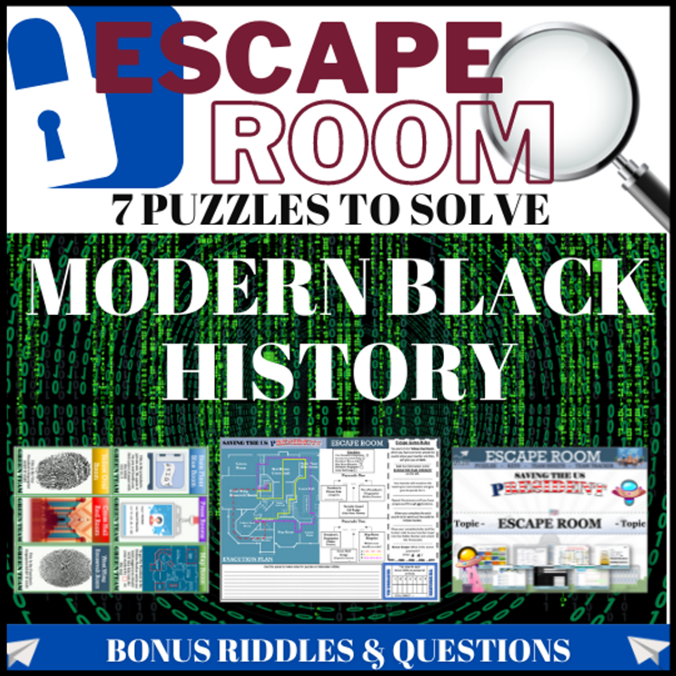 Modern Black History & Role Models  Escape Room 