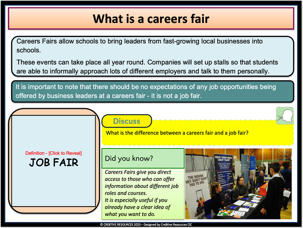 Careers Fair in Schools
