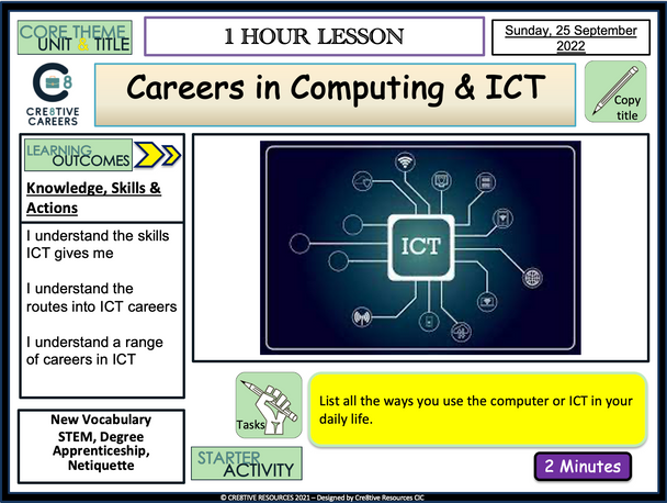 Careers in Computing and ICT 