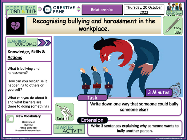 Recognising bullying and harassment in the workplace