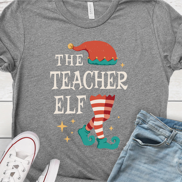 The Teacher Elf Shirt