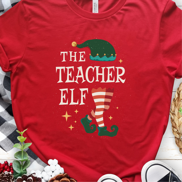 The Teacher Elf Shirt