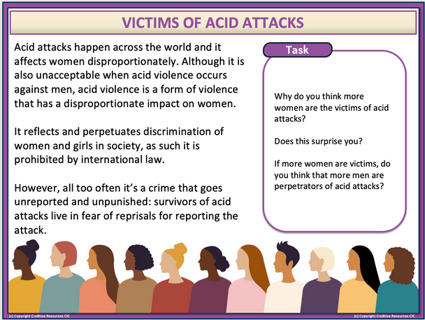  Acid attacks and Terrorism