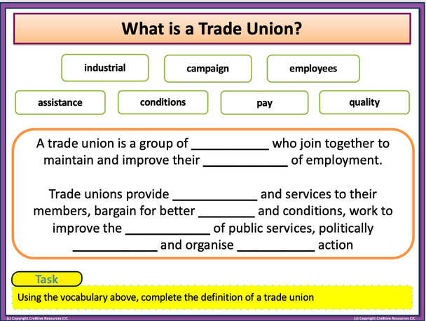 Striking and Trade unionism