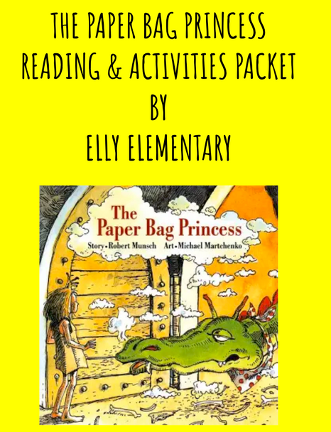 PAPER BAG PRINCESS READING LESSONS & ACTIVITY PACKET