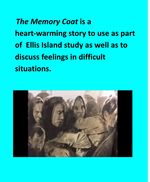 THE MEMORY COAT BY ELVIRA WOODRUFF LESSON PLANS & ACTIVITY UNIT