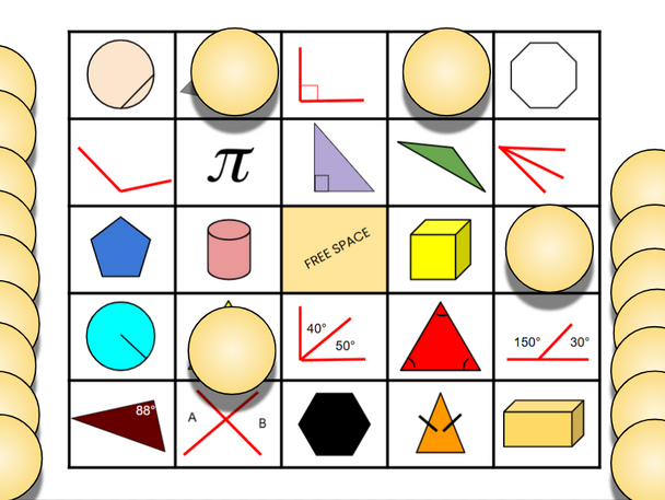 Geometry Bingo - Digital and Printable