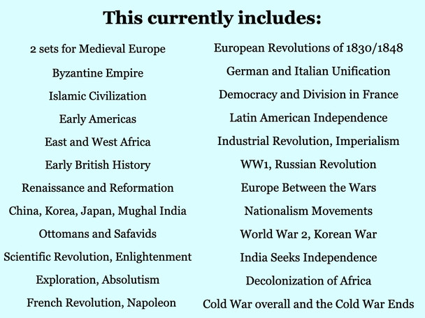 World History True False Fix Bundle