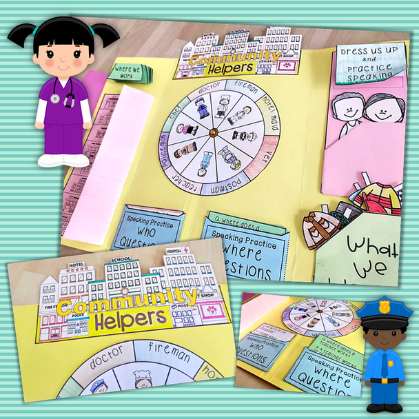 Community Helpers Interactive Lapbook