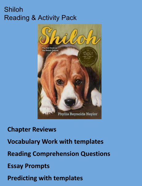 SHILOH READING LESSON PLANS NOVEL UNIT GUIDE