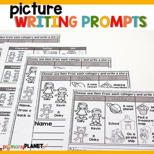 Writing Prompts with Pictures - ANYTIME - Picture Writing Prompts