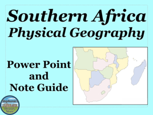 Southern Africa Physical Geography Overview