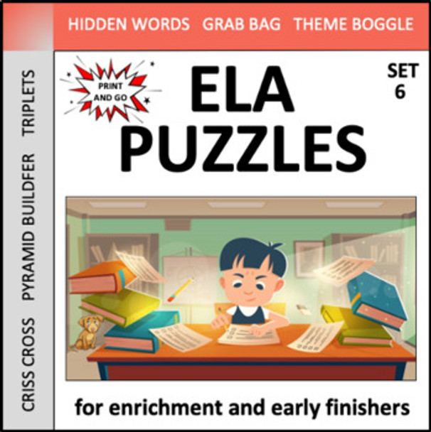 ELA Puzzles: Set 6