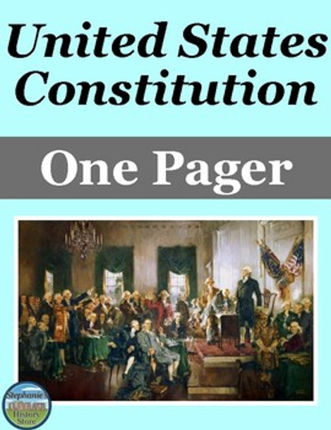 Constitution One Pager