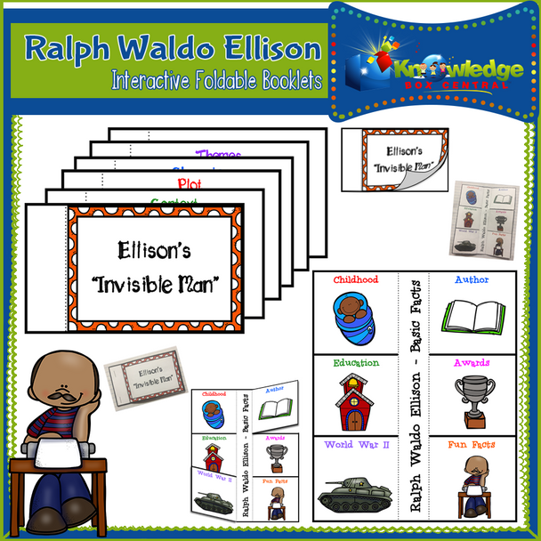 Ralph Waldo Ellison Interactive Foldable Booklets 