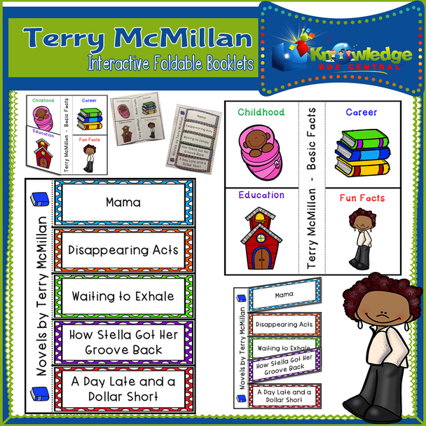 Terry McMillan Interactive Foldable Booklets 