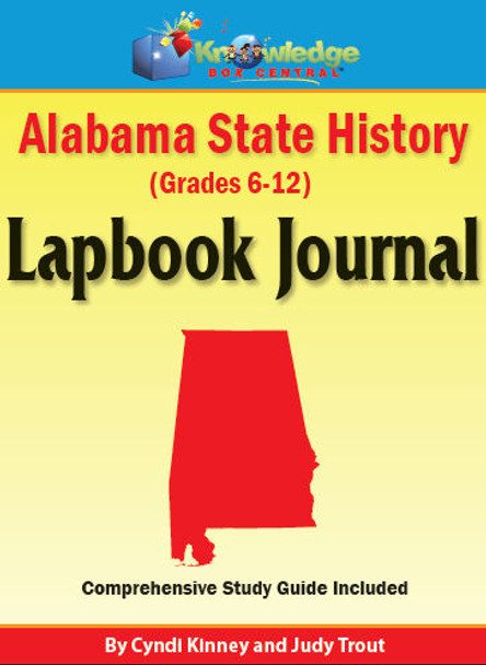 Alabama State History Lapbook Journal 