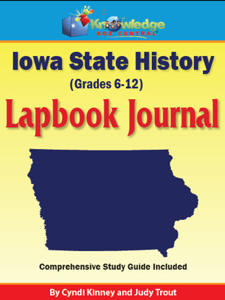 Iowa State History Lapbook Journal 