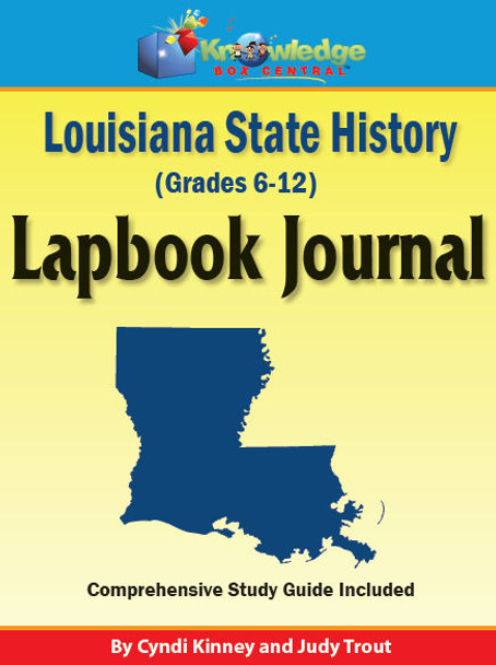 Louisiana State History Lapbook Journal 