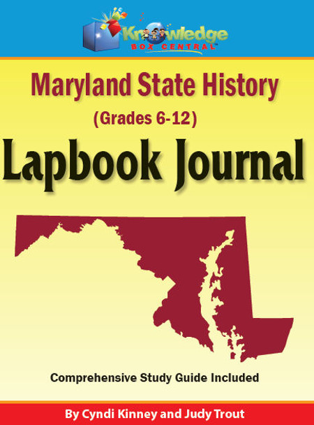 Maryland State History Lapbook Journal 