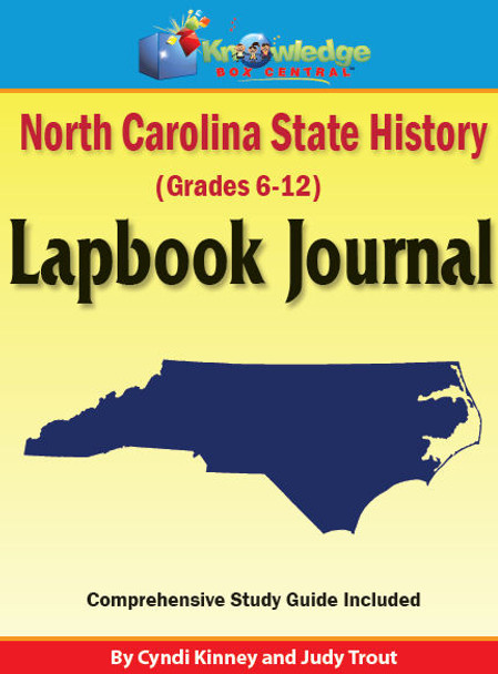 North Carolina State History Lapbook Journal 